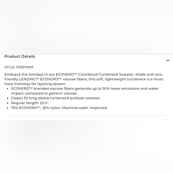 SOLD NWT Chico’s Pink Black Wine Color Block Turtleneck Sweater Sz 3 (16/XL) - Picture 5 of 6